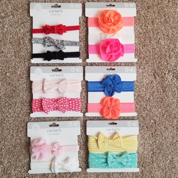 carters baby girl headbands